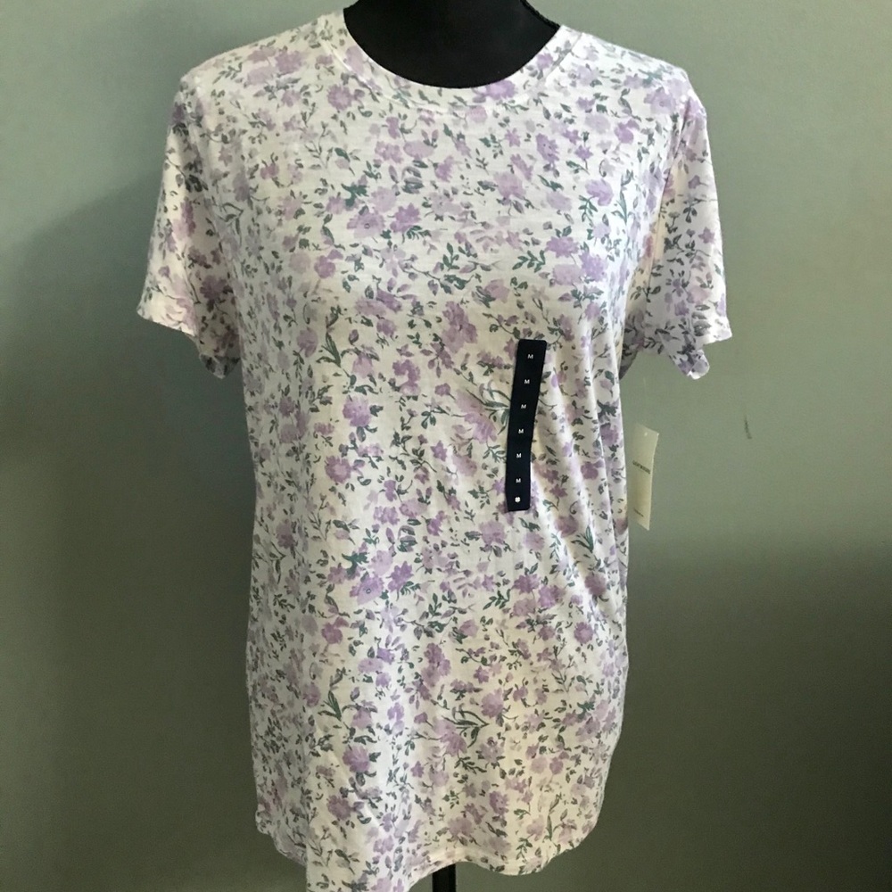 Lucky Brand NWT Floral Tee Sz M